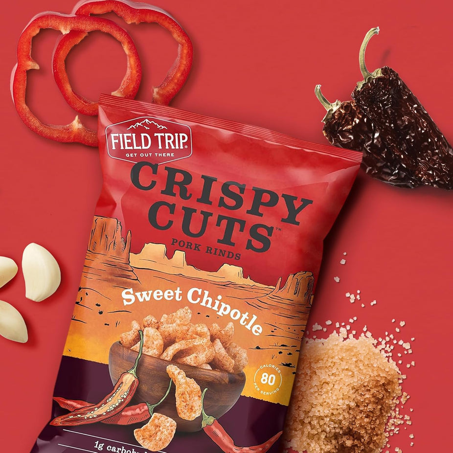 Sweet Chipotle Pork Rinds (Snack Bag)