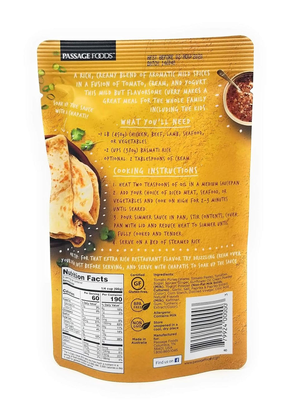 Butter Chicken Simmer Sauce