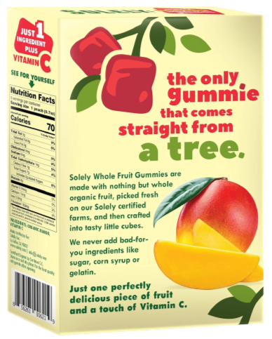 Organic Whole Fruit Gummies Mango