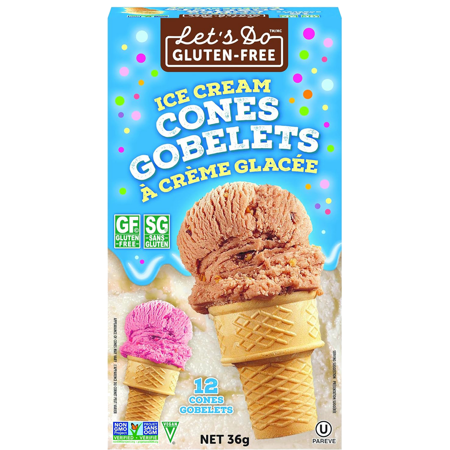 Gluten Free Ice Cream Cones (12 CT)