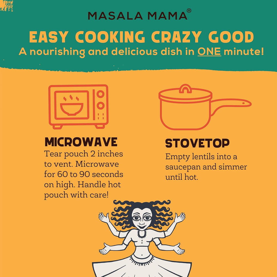 Ooh La La Lentils - Heat and Eat (6 Pack)