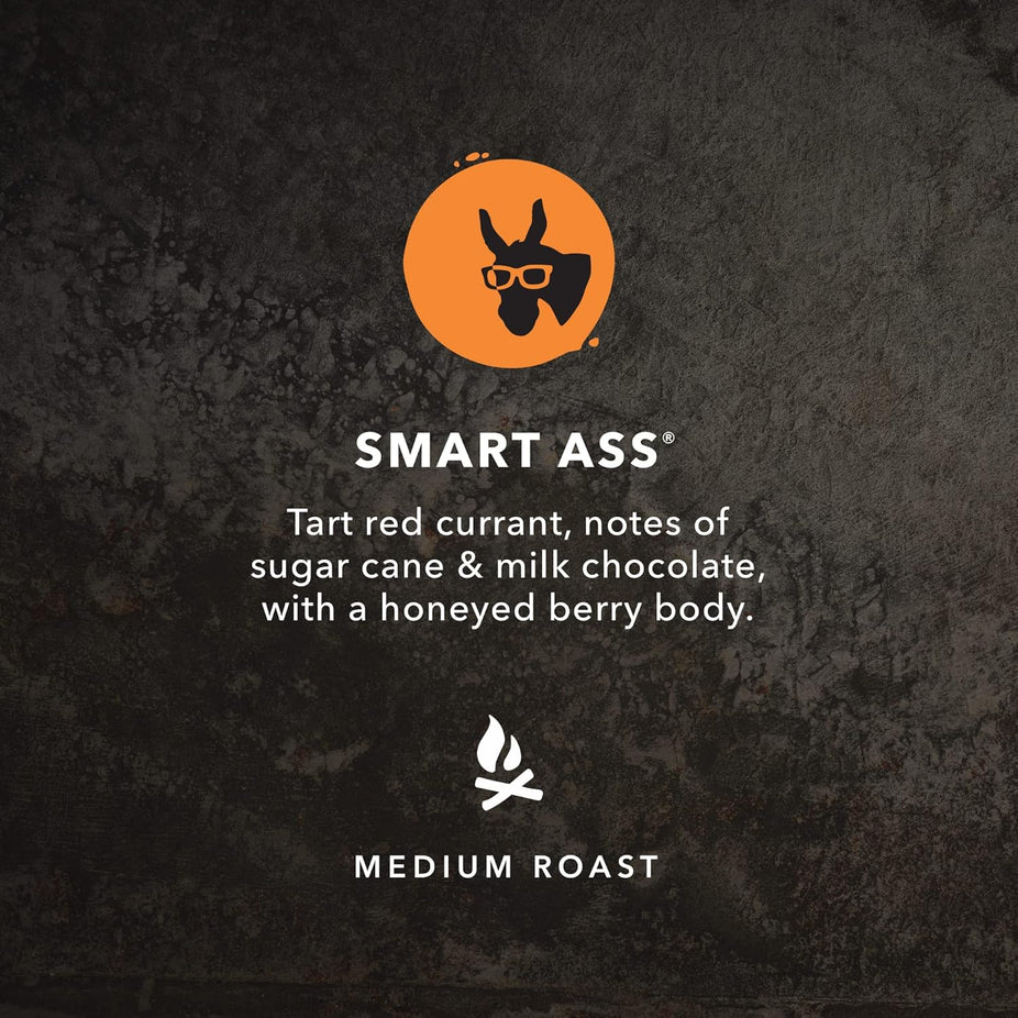 Smart Ass Medium Roast Whole Bean Coffee