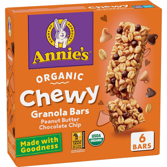 Peanut Butter Chocolate Chip Chewy Granola Bars (6 CT)