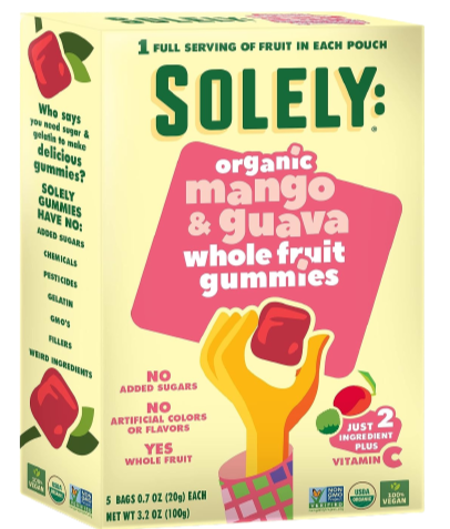 Organic Whole Fruit Gummies Mango & Guava