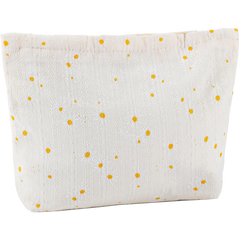 Quilted Daisy Cosmetic Bag