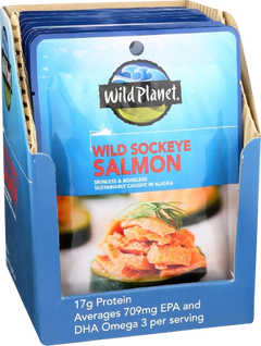 Wild Sockeye Salmon (12 Pack)