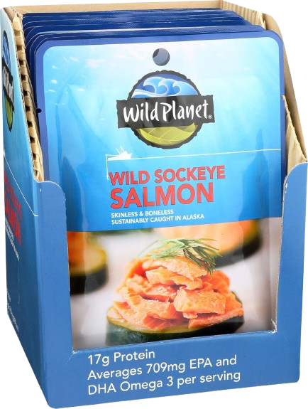 Wild Sockeye Salmon (12 Pack)