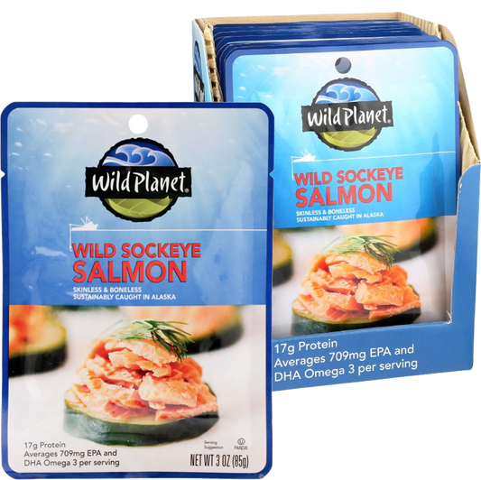 Wild Sockeye Salmon (24 Pack)