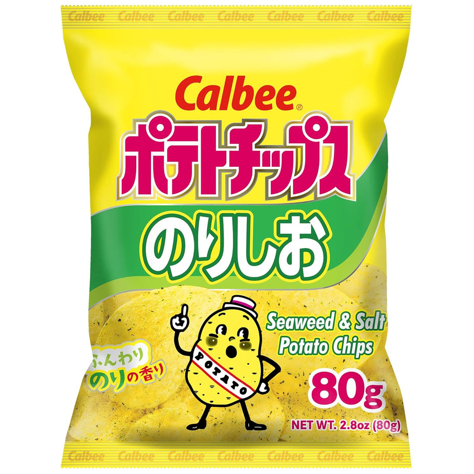 Seaweed & Salt Potato Chips (6 Pack)