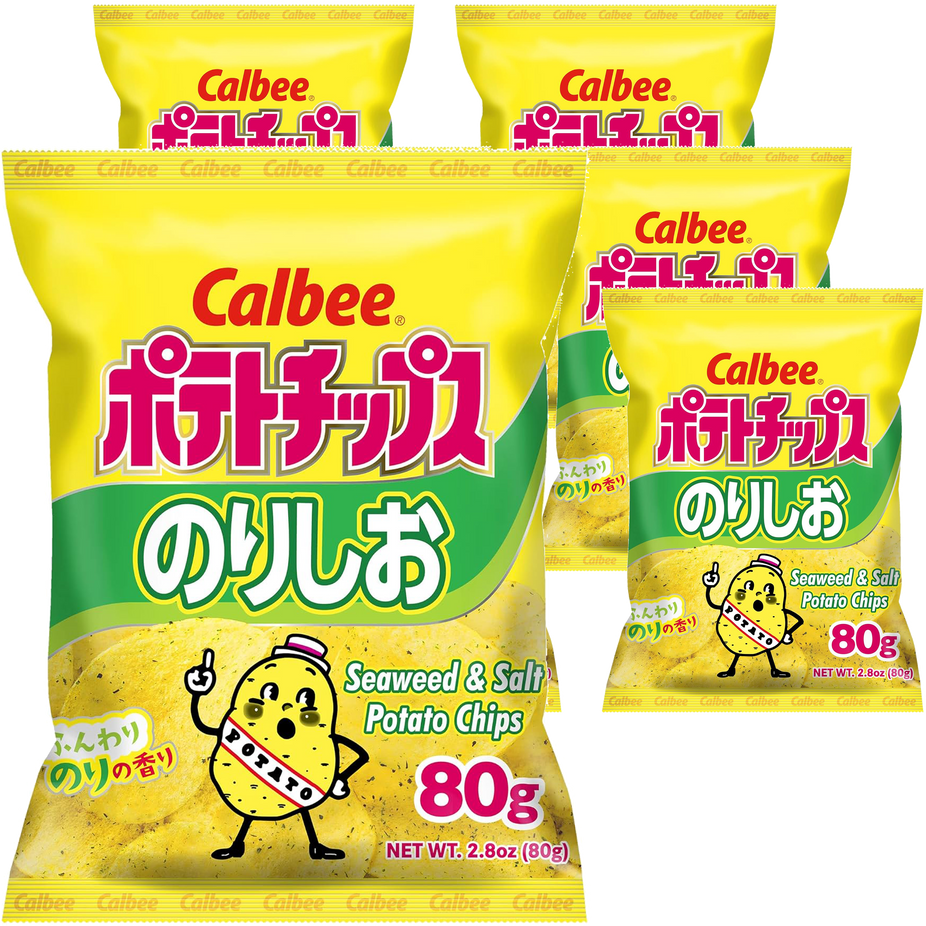 Seaweed & Salt Potato Chips (6 Pack)