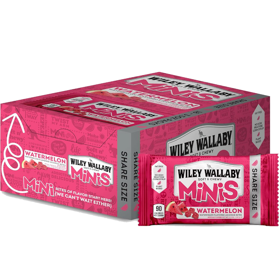 Watermelon Licorice Bites (18 Pack)
