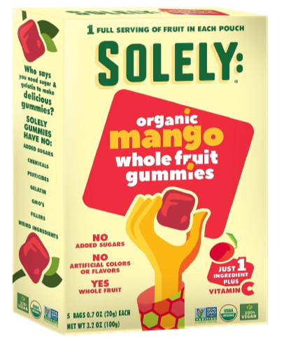 Organic Whole Fruit Gummies Mango