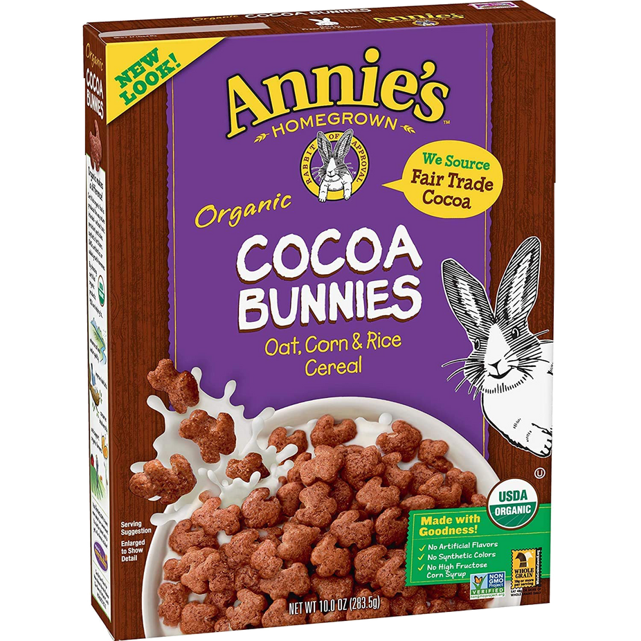 Organic Cocoa Bunnies Oat With Corn & Rice Cereal