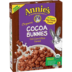 Organic Cocoa Bunnies Oat With Corn & Rice Cereal
