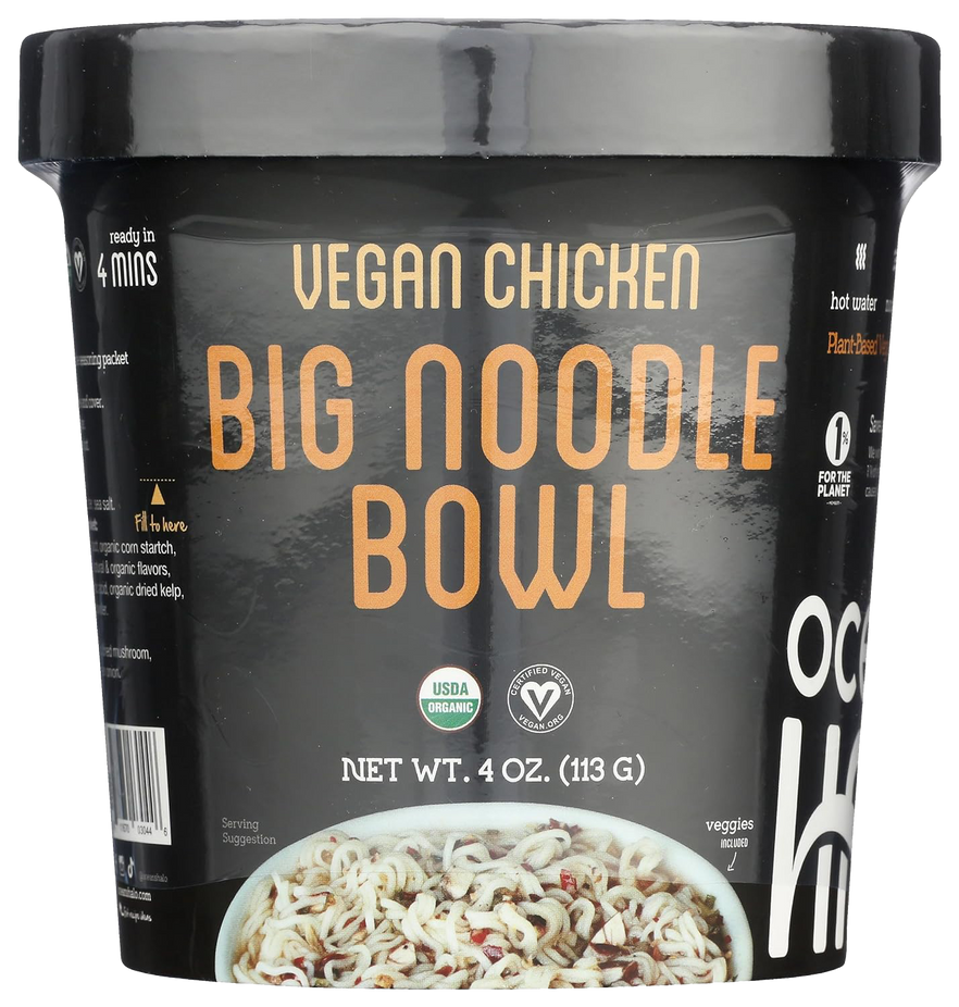 Organic Vegan Chicken Big Noodle Bowl