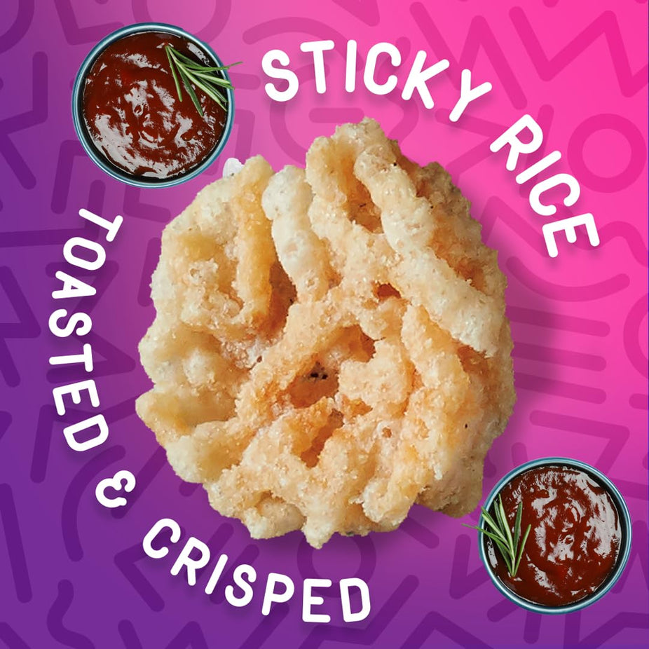 Korean BBQ Crunchy Rice Crisps