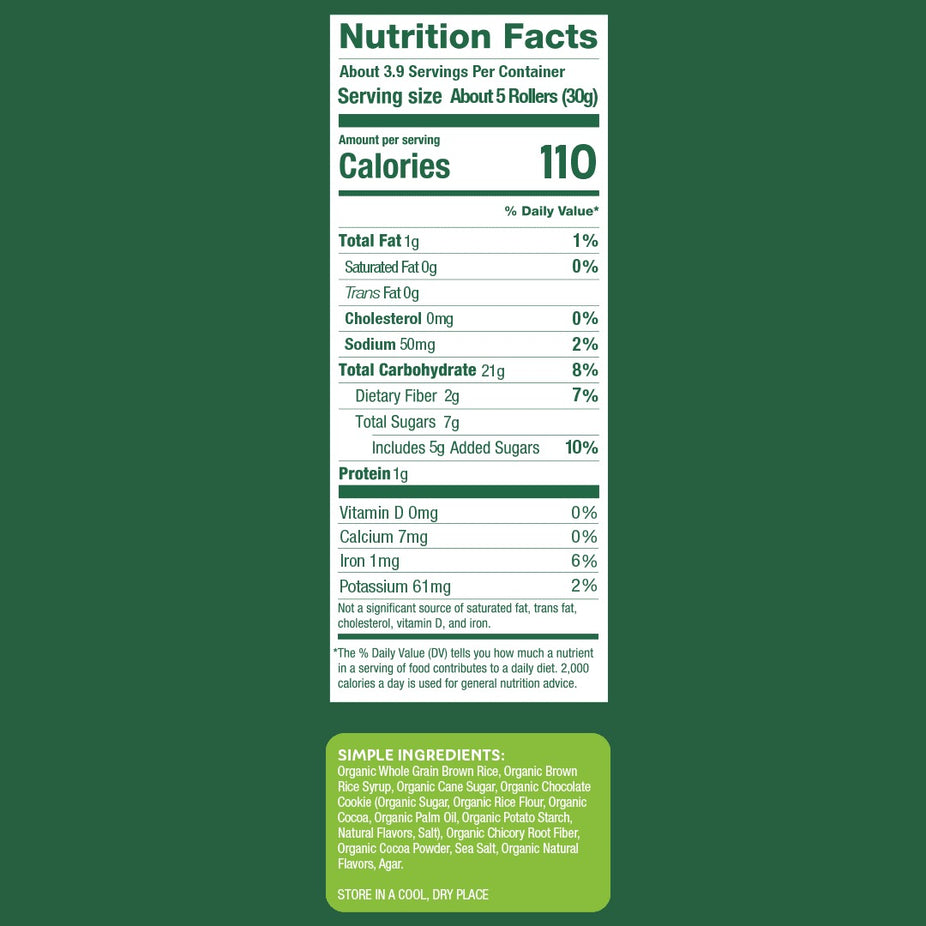 Mini Chocolate Cookie Rollers