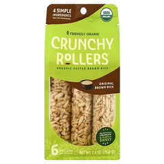 Organic Crunchy Rice Rollers Brown Rice