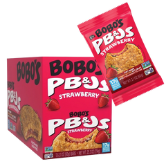 Strawberry Peanut Butter & Jelly Oat Snacks (12 CT)