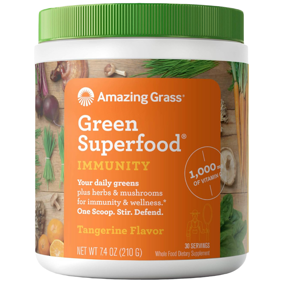 Tangerine Immunity Green Superfood Powder