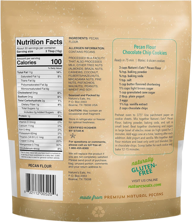 Finely Ground Pecan Flour