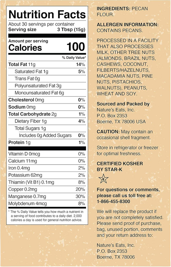 Finely Ground Pecan Flour