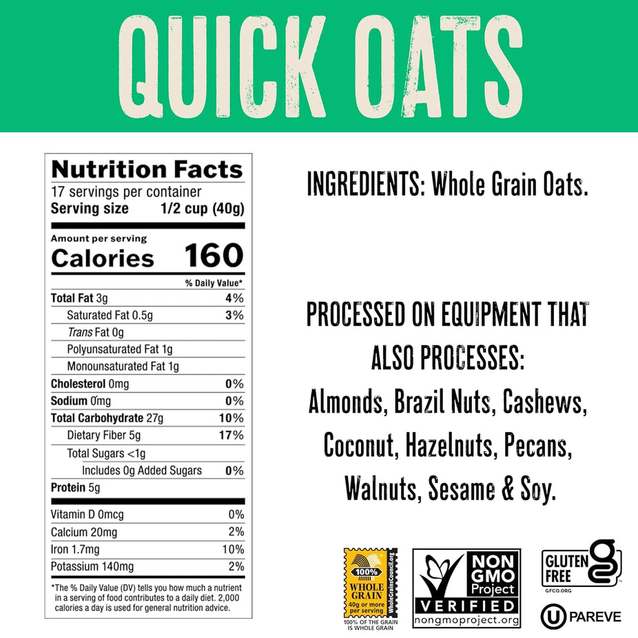 Gluten-Free Quick Oats