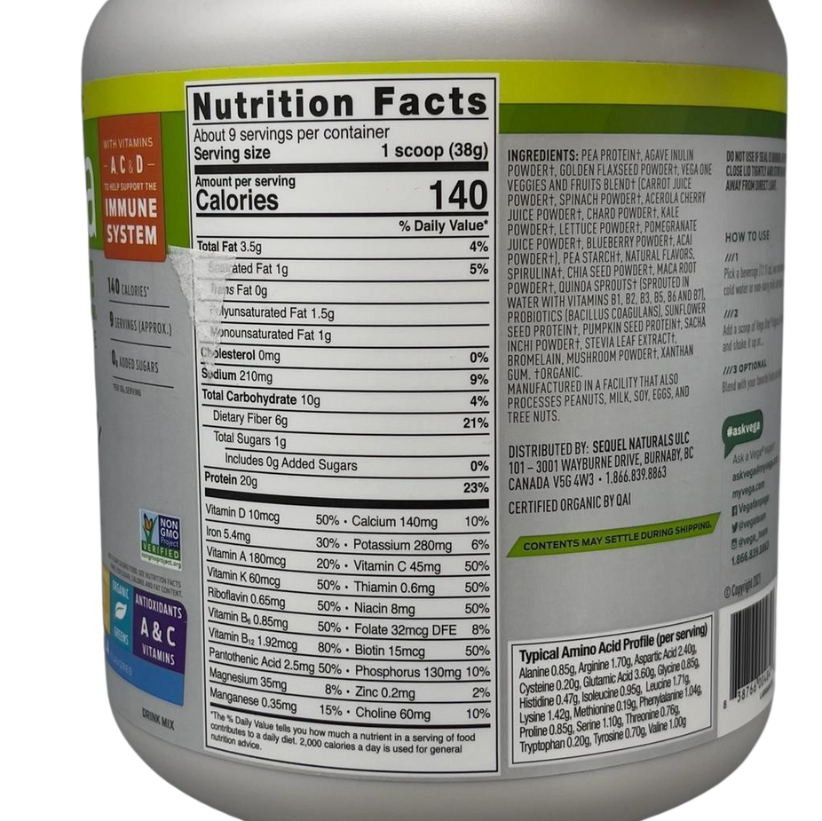 Organic French Vanilla All-In-One Shake