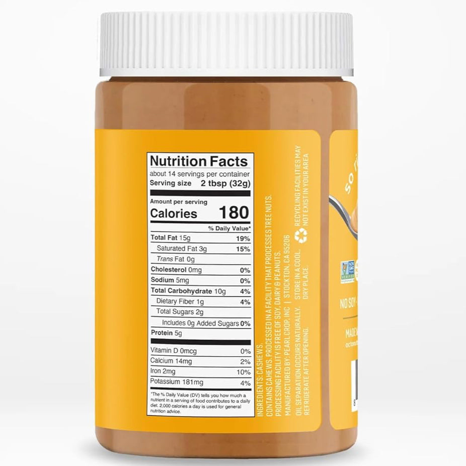 Pure & Creamy Cashew Butter