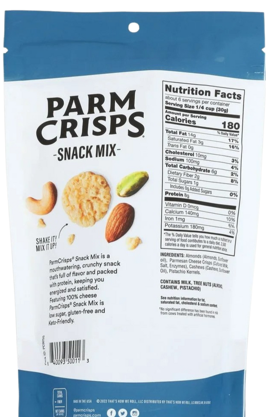 Nutrition Information - Original Snack Mix