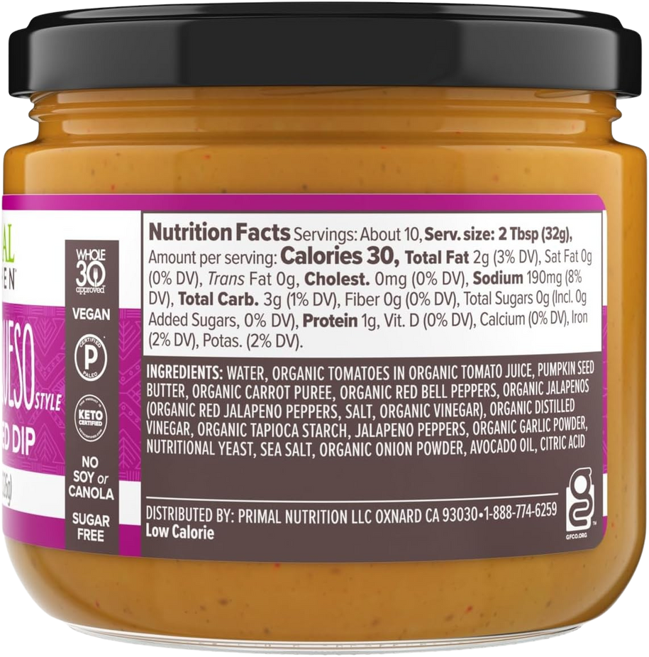 Spicy Queso Style Plant-Based Dip