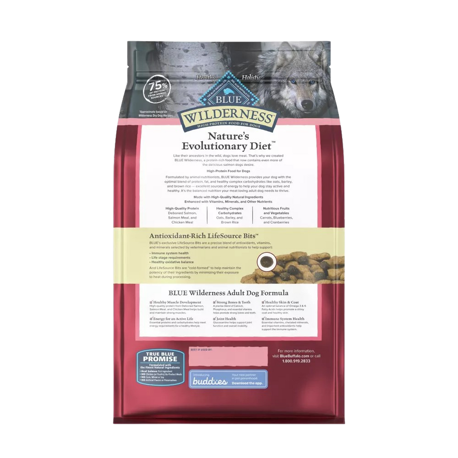 Wilderness High Protein Adult Dry Dog Food with Salmon