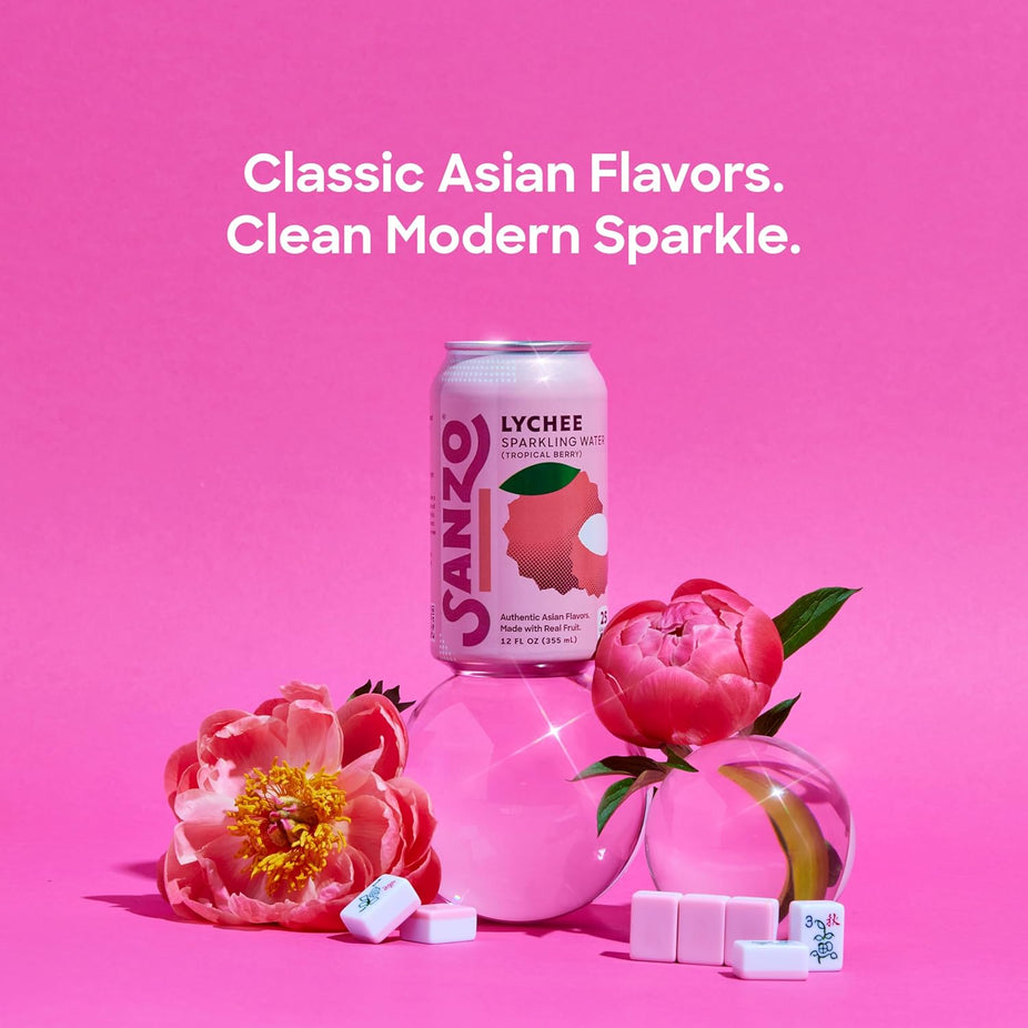 Lychee Sparkling Water (6 Pack)