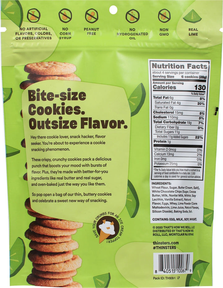 Key Lime Thin Cookies