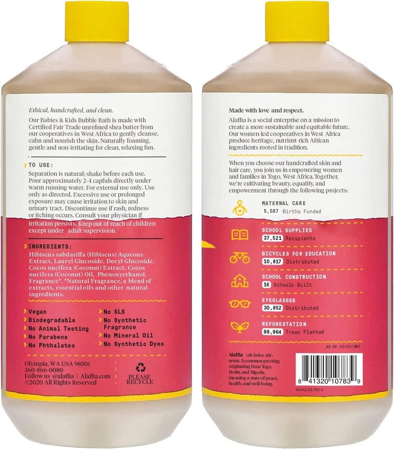 Coconut Strawberry Kid's Bubble Bath