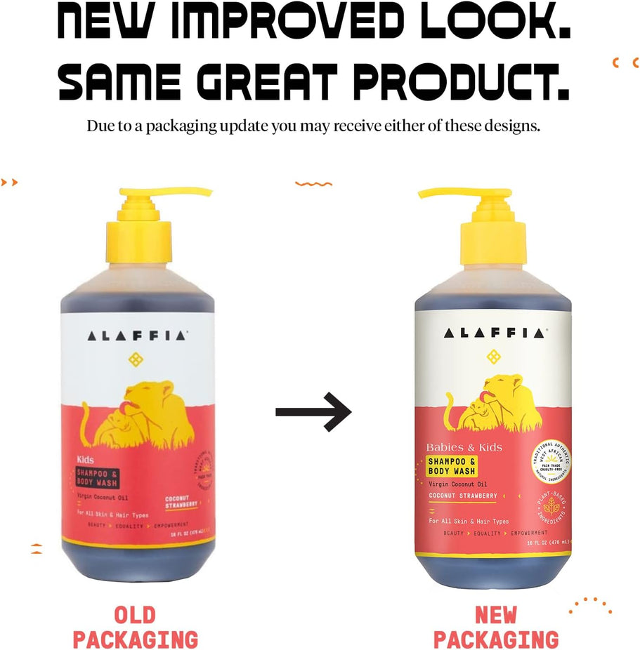 Coconut & Strawberry Baby & Kids Shampoo & Body Wash