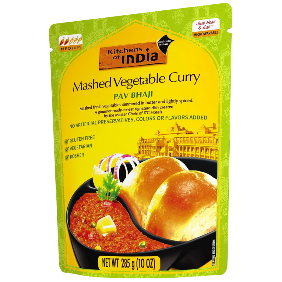 Pav Bhaji Mashed Vegetable Curry