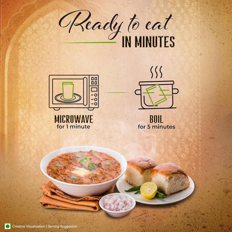Pav Bhaji Mashed Vegetable Curry