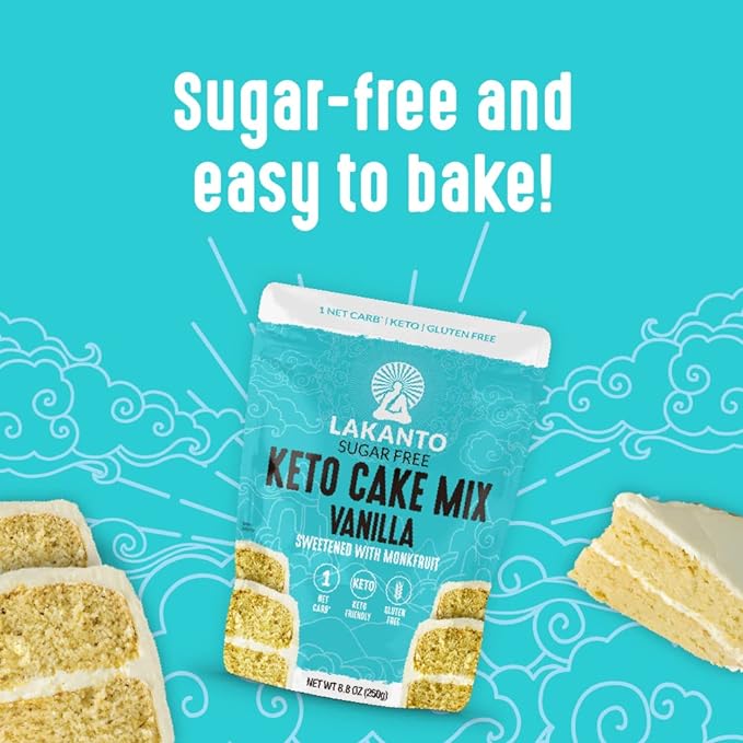 Sugar Free Keto Vanilla Cake Mix
