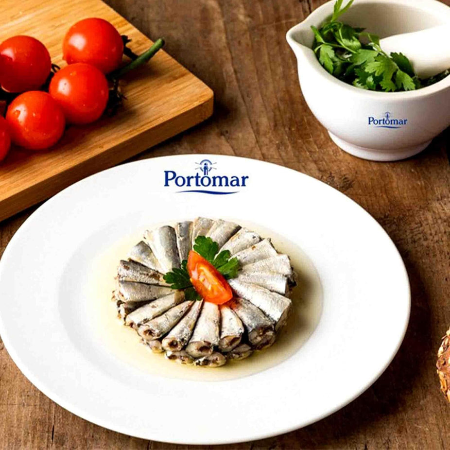 Spanish Seafood Tapas Mix (Mussels, Sardines, Squid)