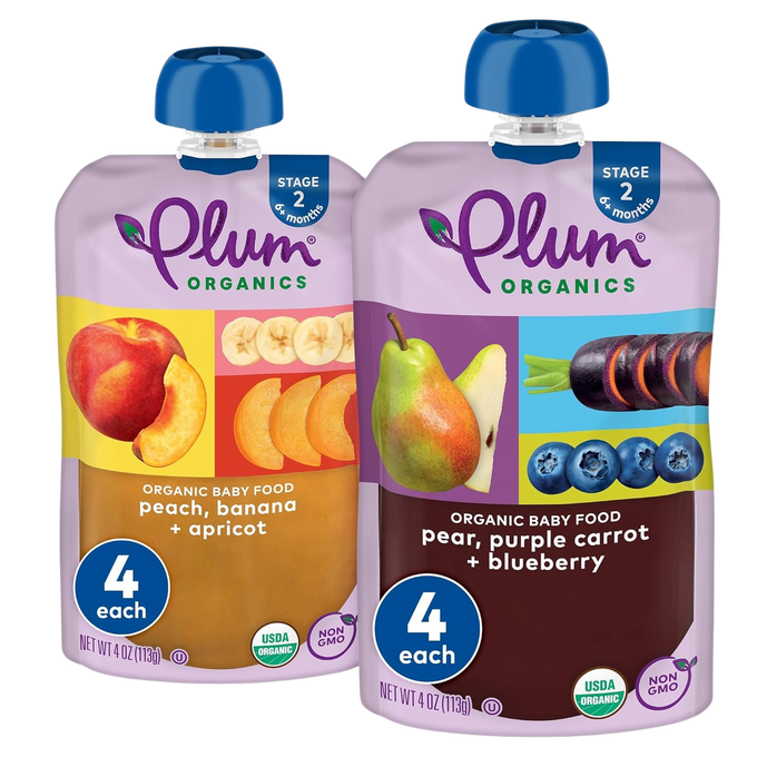 Fruits & Veggie Blends Organic Baby Food (8 Pack)