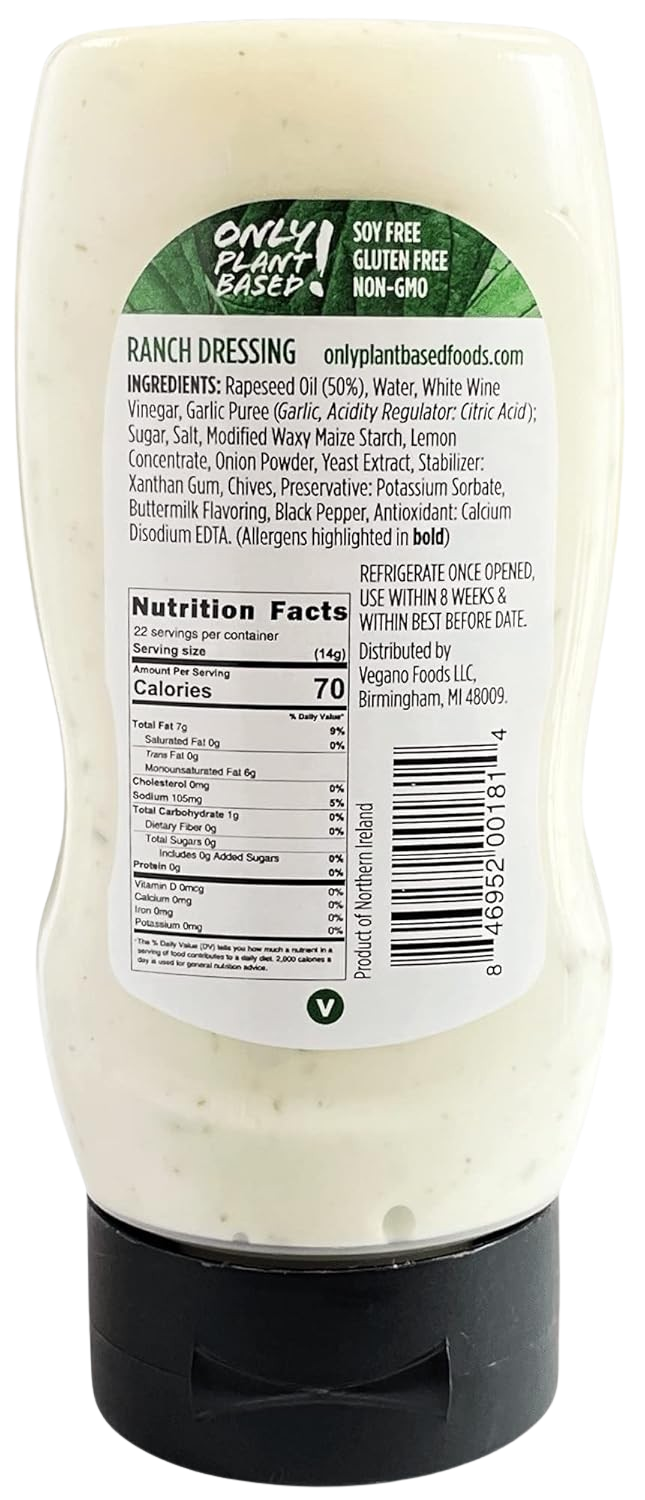 Plant Based Ranch Dressing