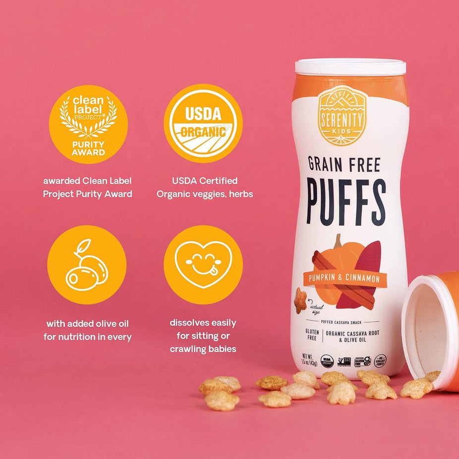 Pumpkin & Cinnamon Grain Free Puffs