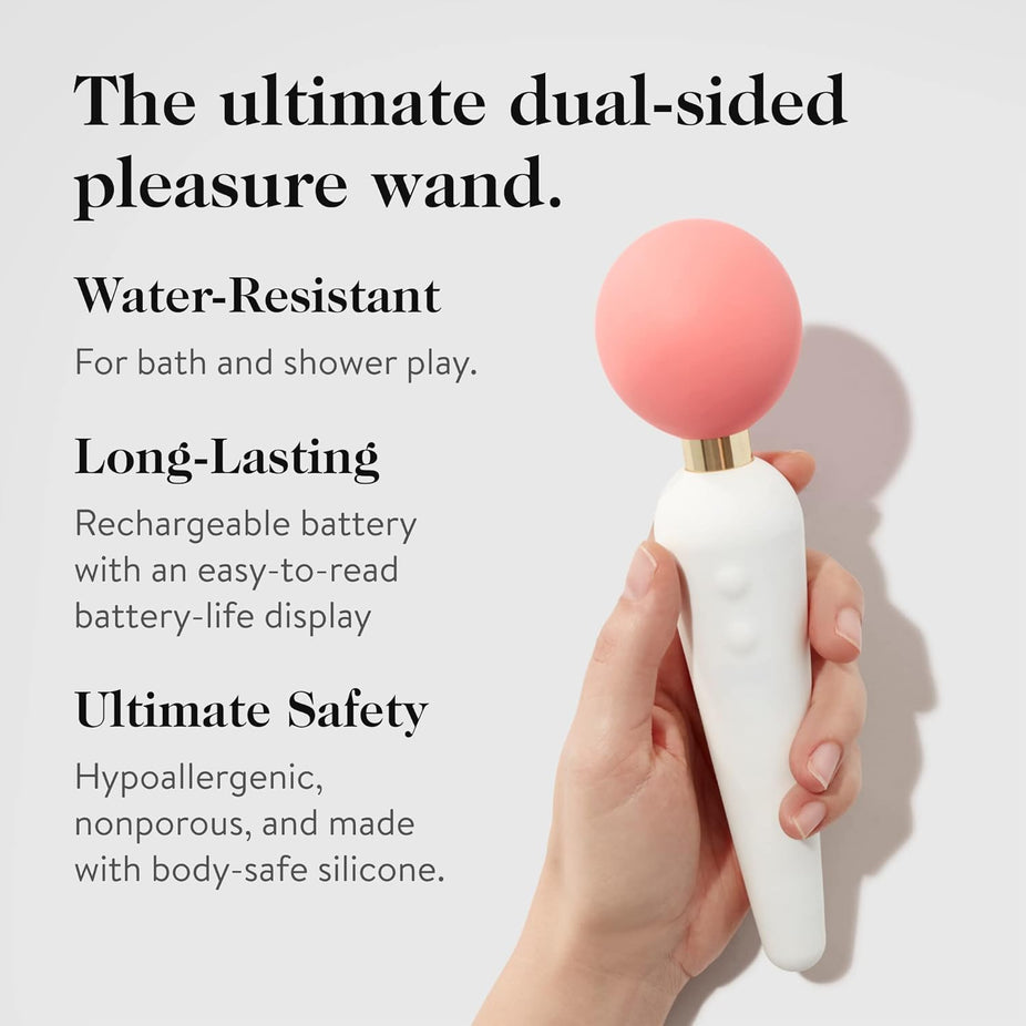 Double-Sided Wand Vibrator