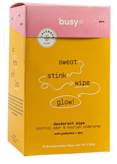 Glow Deodorant Wipes (15 CT)