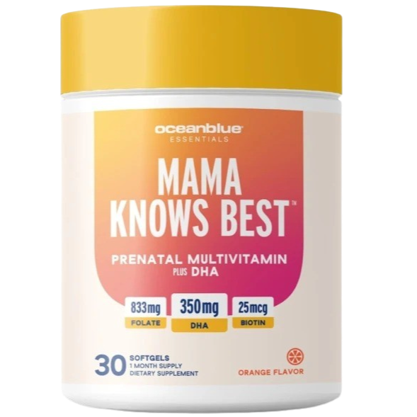 Mama Knows Best Prenatal Multivitamins (30 CT)