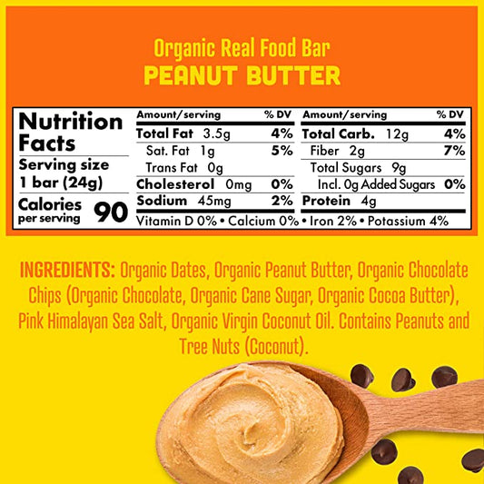 Nutrition Information - Peanut Butter Chocolate Chip Bar (6 CT)