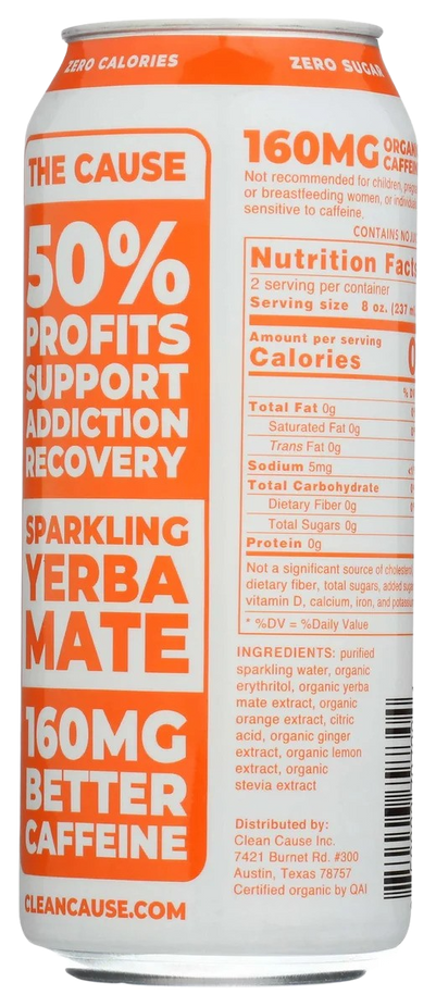 Organic Orange Ginger Yerba Mate