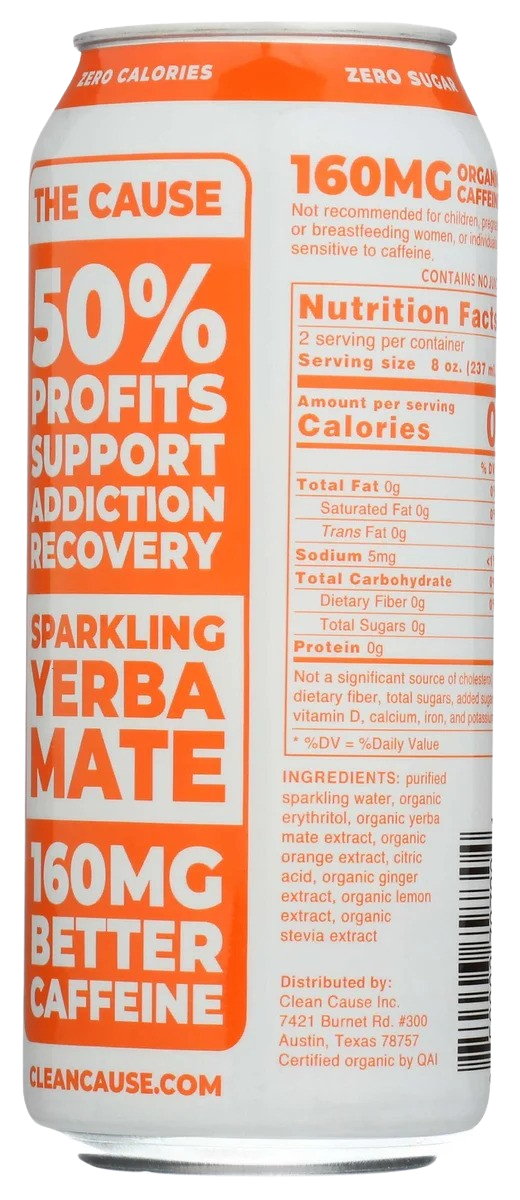 Organic Orange Ginger Yerba Mate