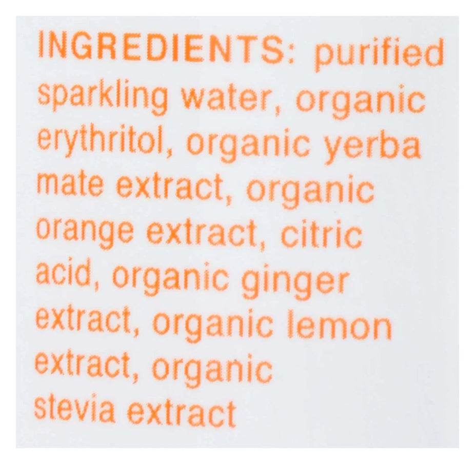 Organic Orange Ginger Yerba Mate